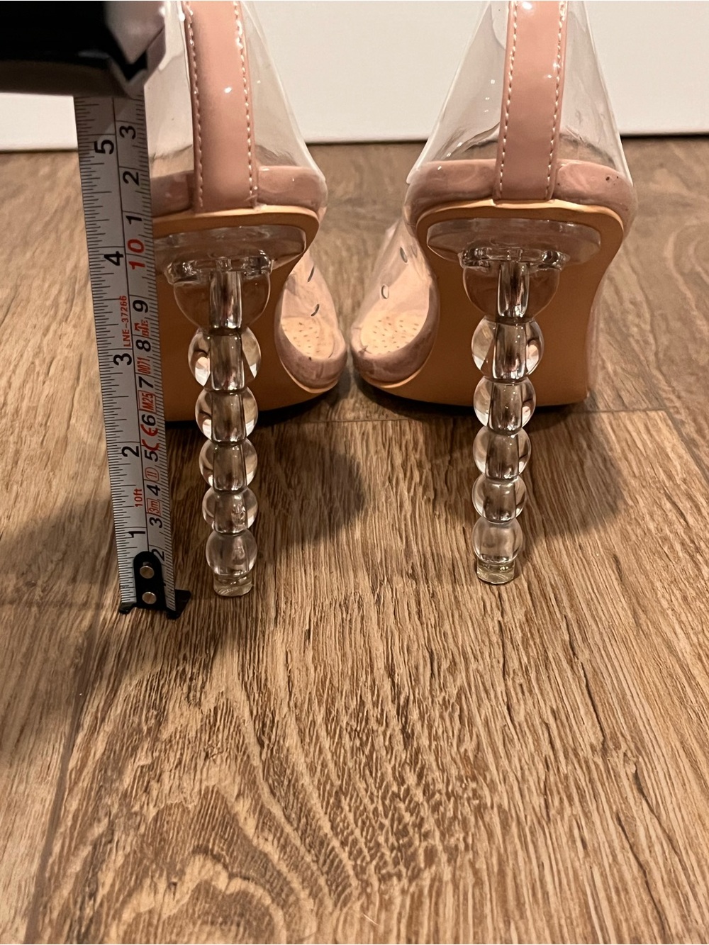 Azalea Wang nude/ transparent heels - Picture 12 of 12